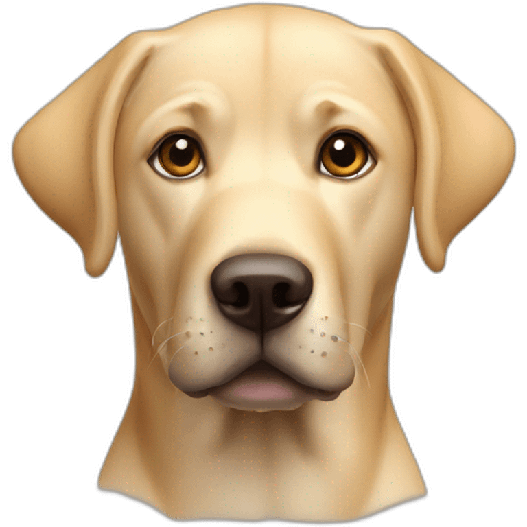 cara de labrador  emoji