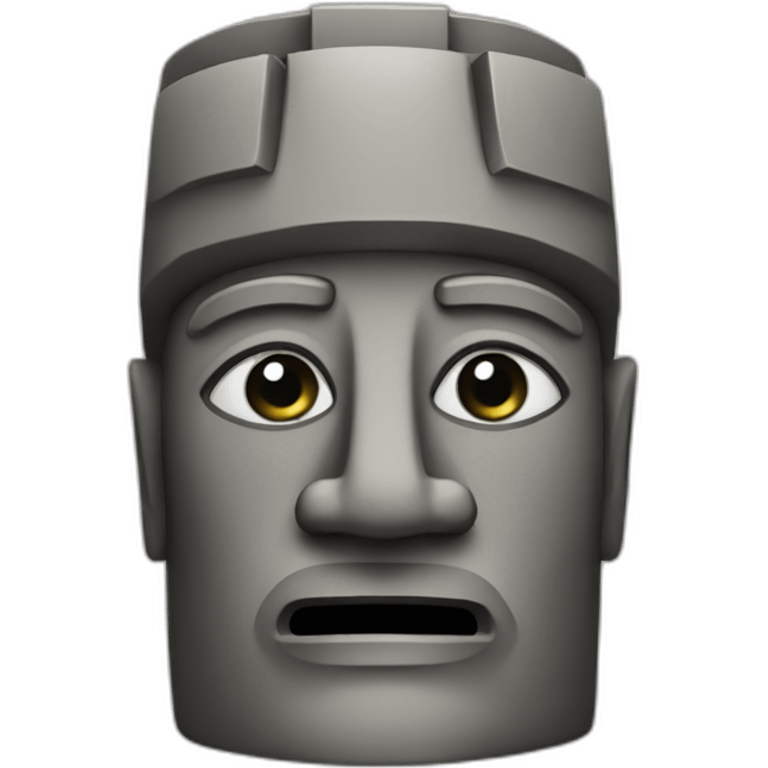 moai but french emoji