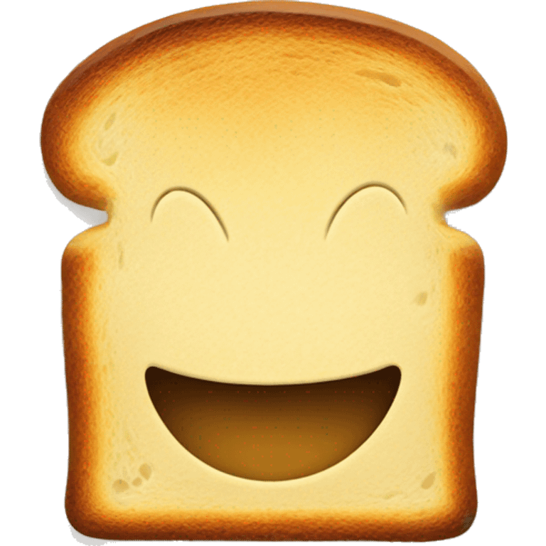 Toast a smile emoji