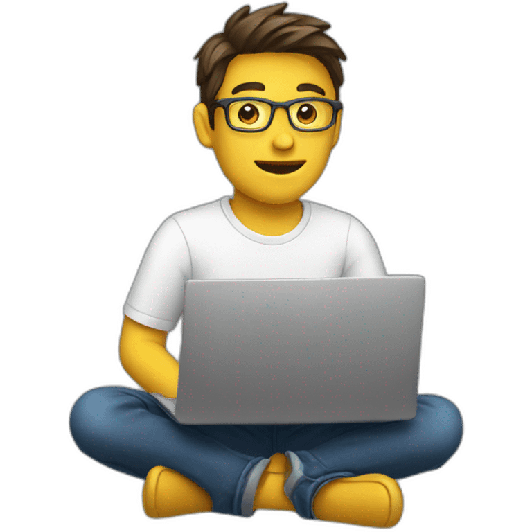 Programmer with laptop emoji