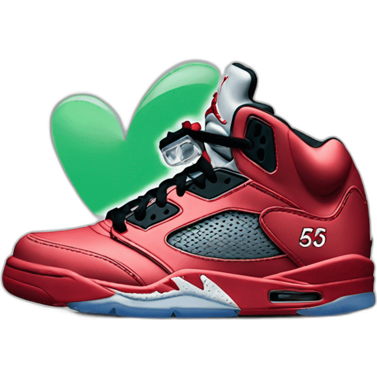 Nike Jordan 5 emoji