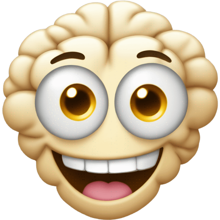 happy brain emoji