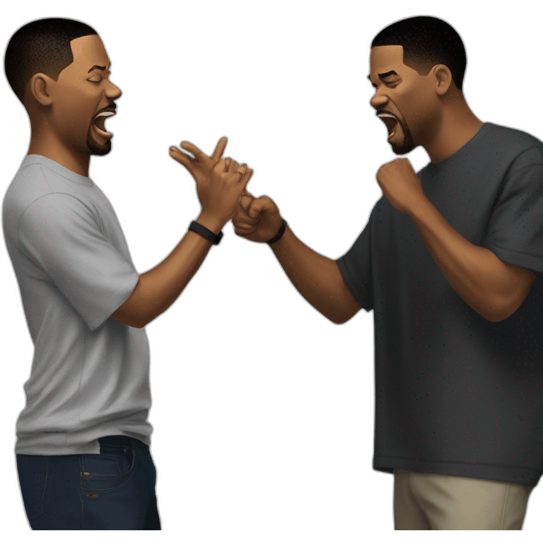 Will smith slapping chris rock meme emoji