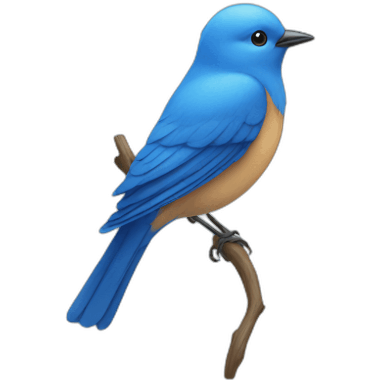 blue bird emoji