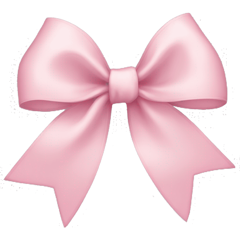 light pink ribbon bow emoji