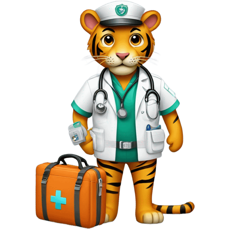 Paramedic tiger emoji