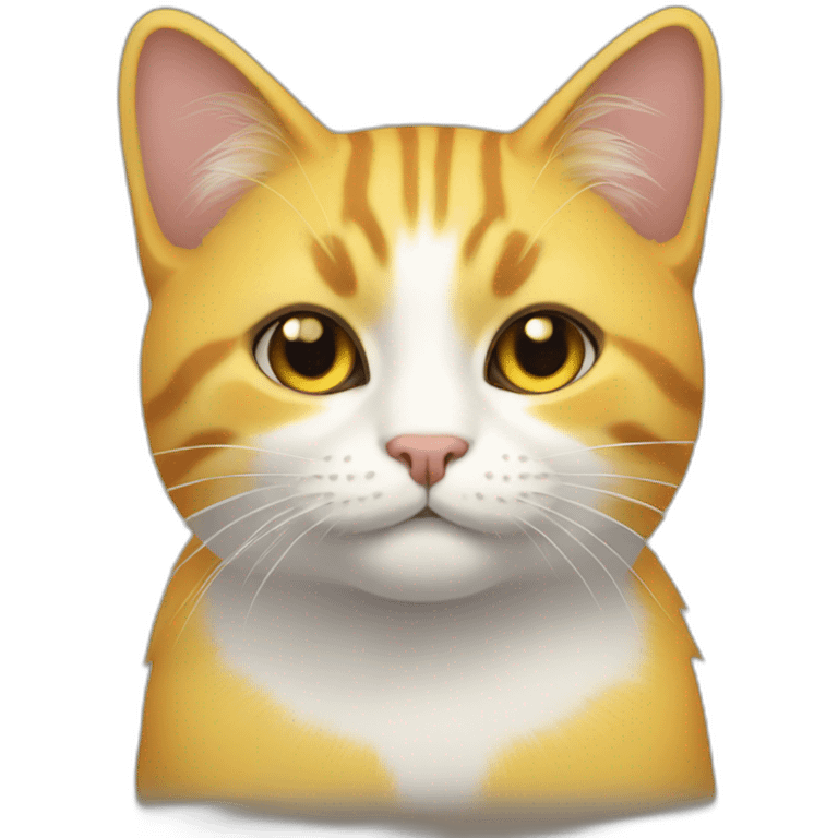 Gato amarillo  emoji