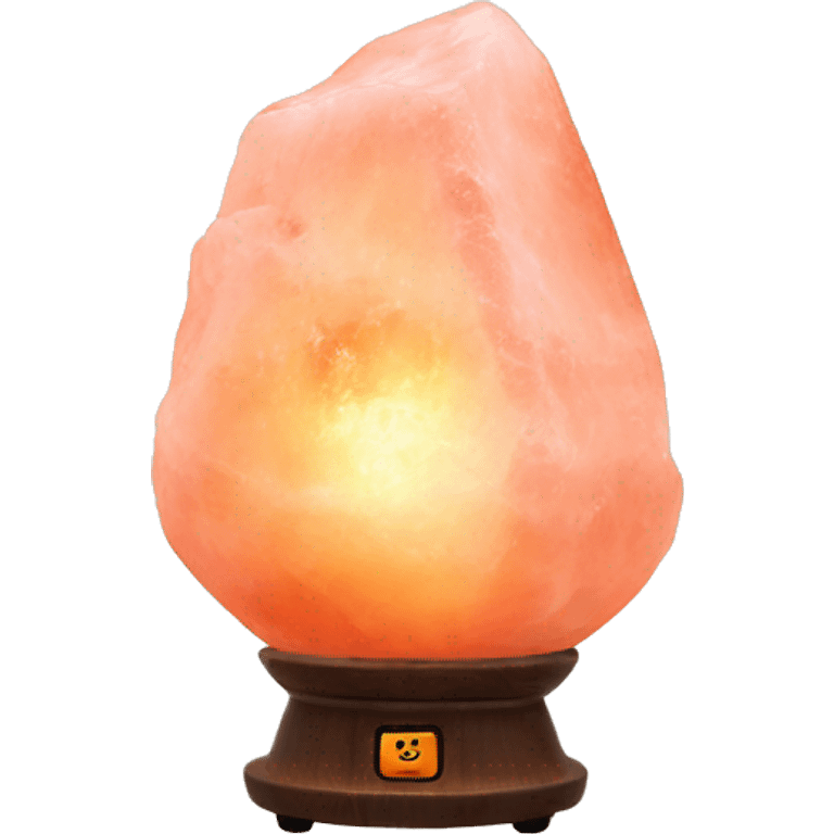 Pink Himalayan salt lamp emoji