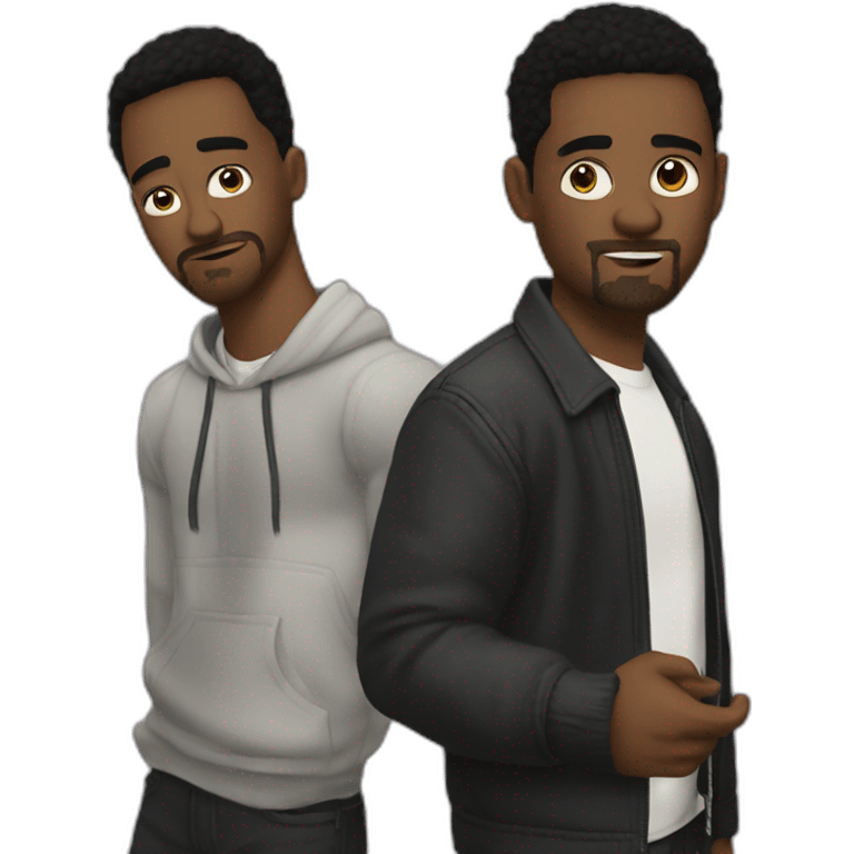 bad boy movie Mike and Marcus emoji