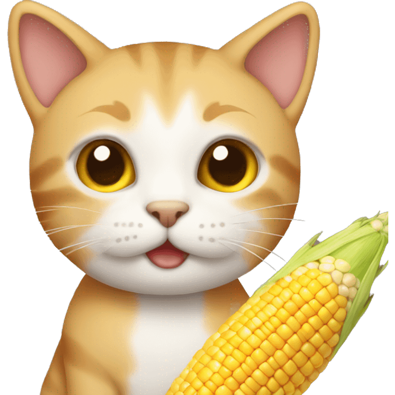 Cat corn  emoji