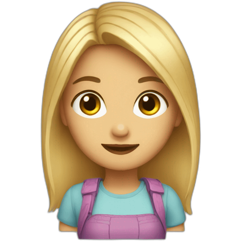 Cute girl emoji