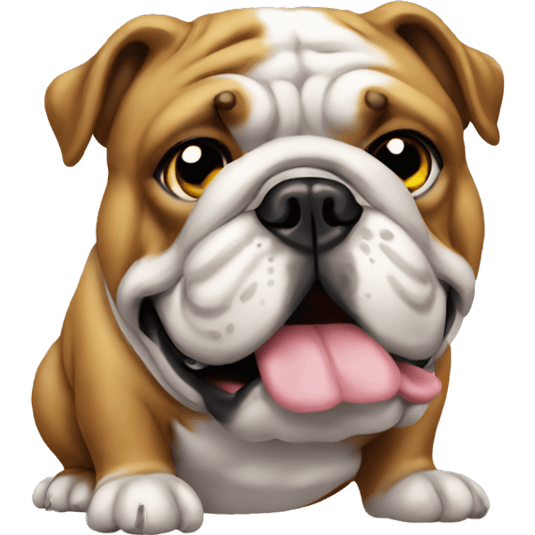 english bulldog money emoji