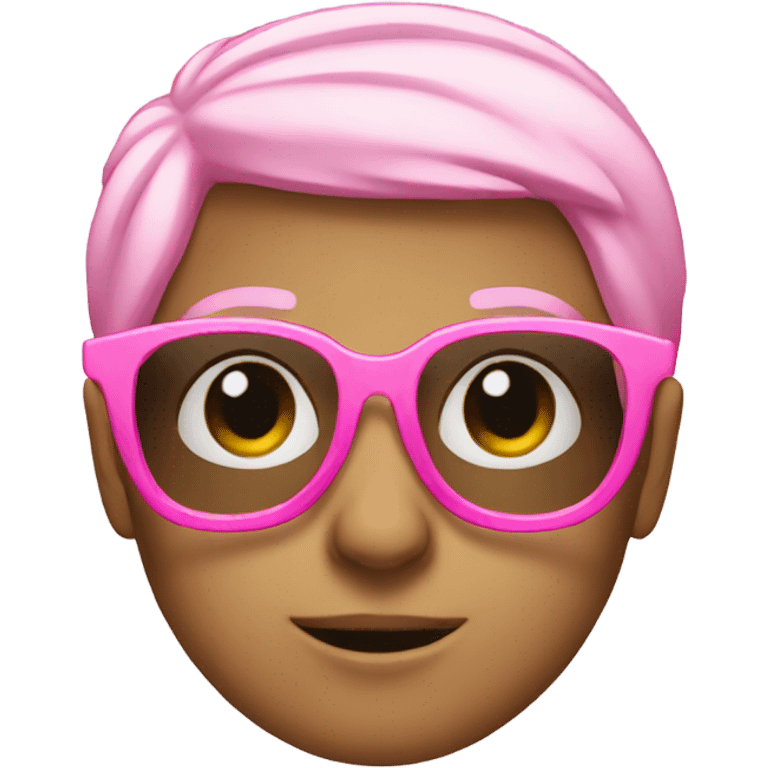 pink glasses  emoji