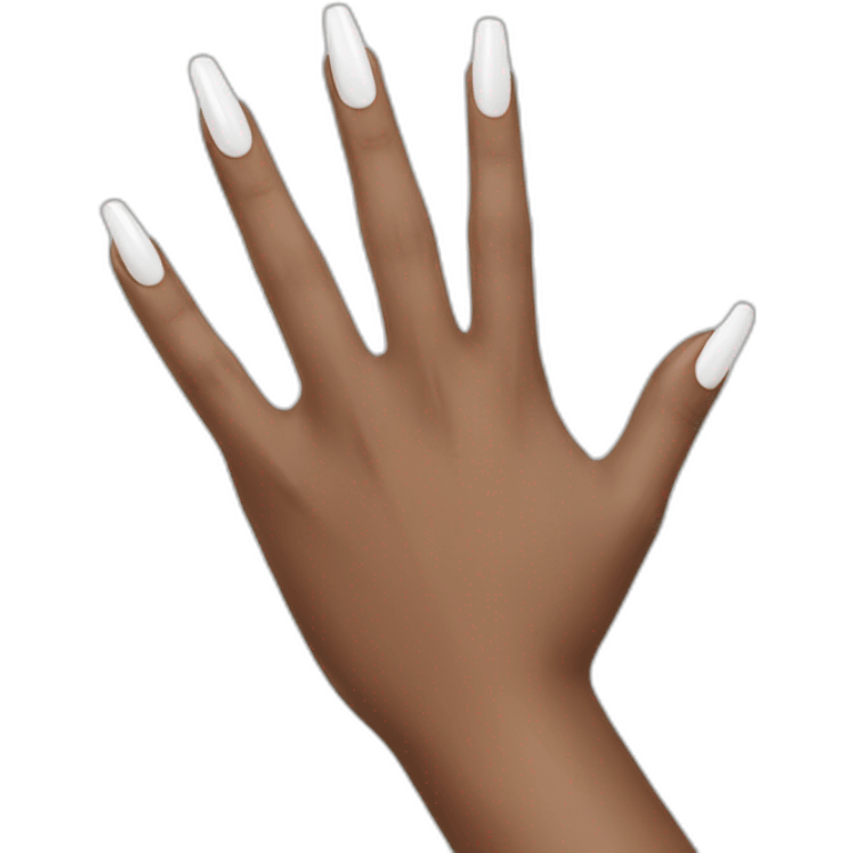 White nails emoji