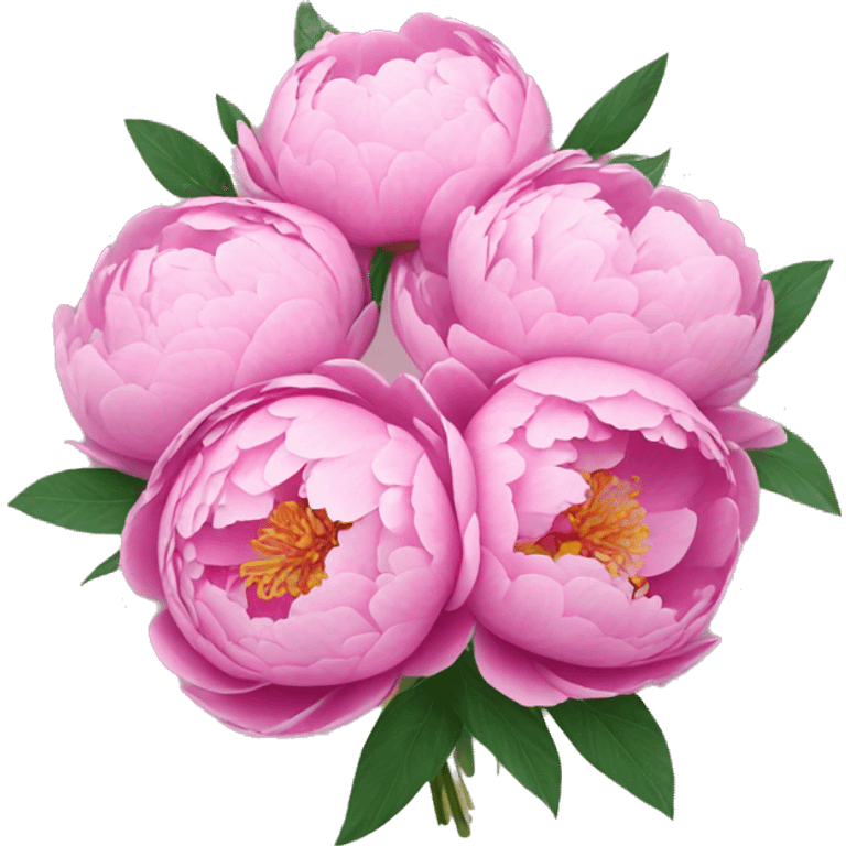 bouquet of peonies  emoji