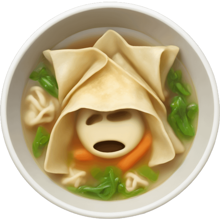 Wonton soup  emoji