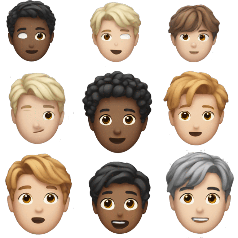 BTS members emoji