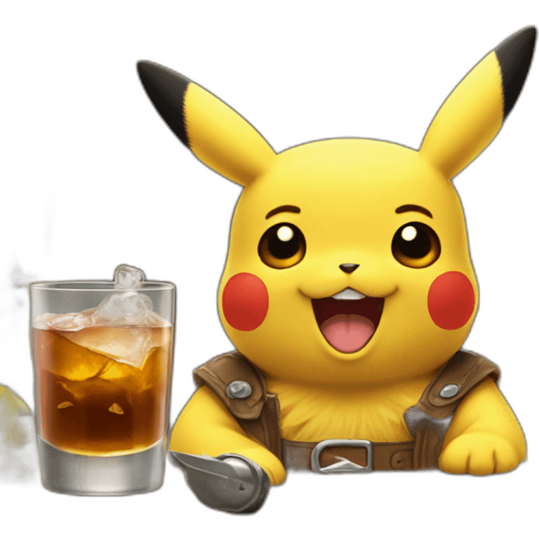 Pikachu dring rum emoji