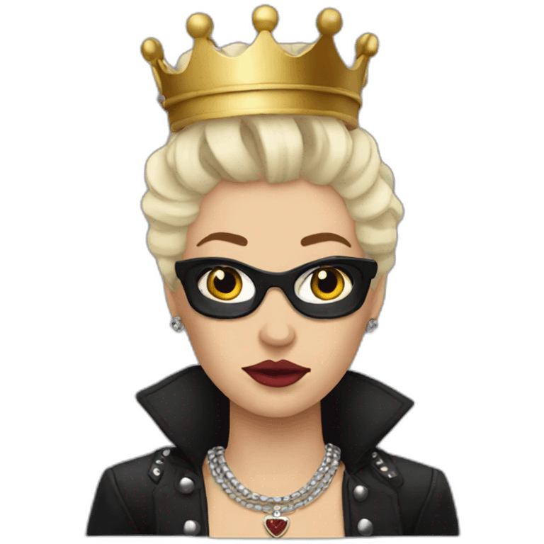 Punk Queen of england emoji