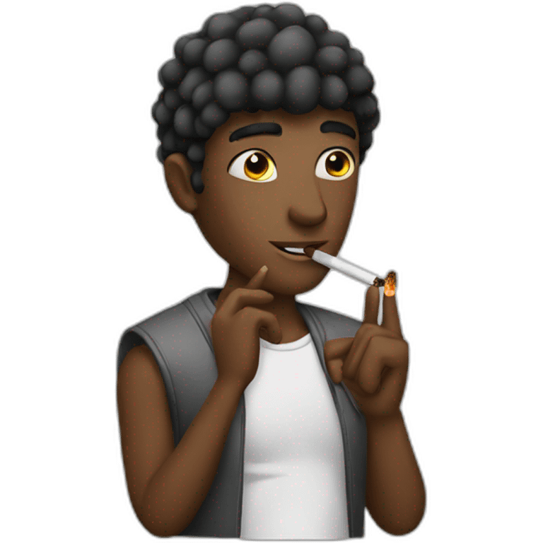 Digga with a Cigarette emoji