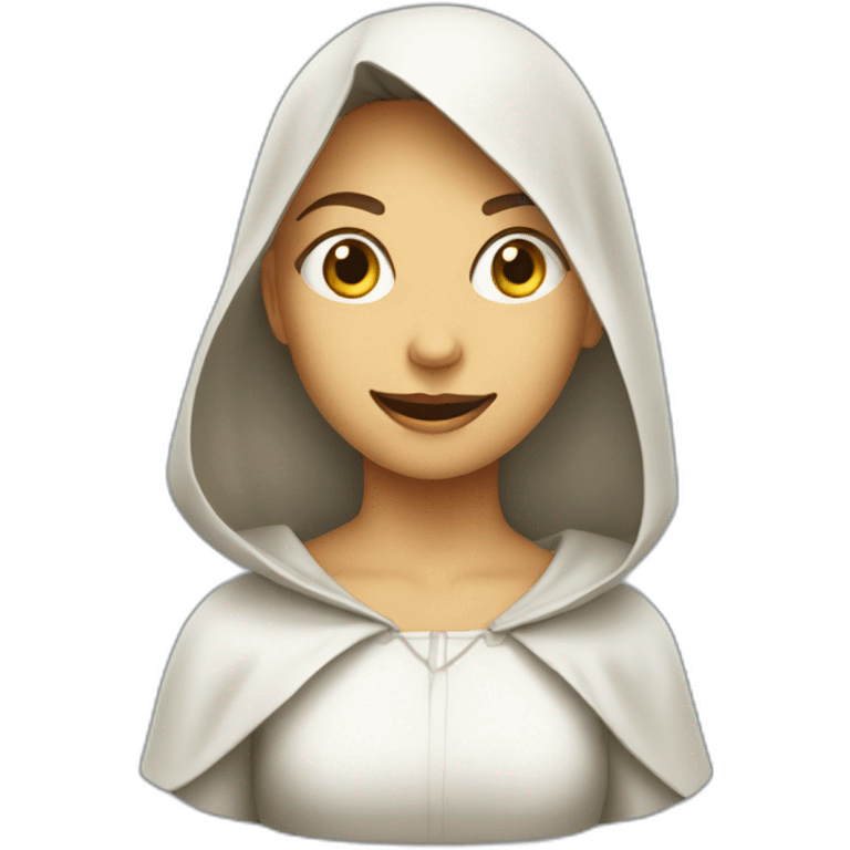 Fille en fantôme emoji