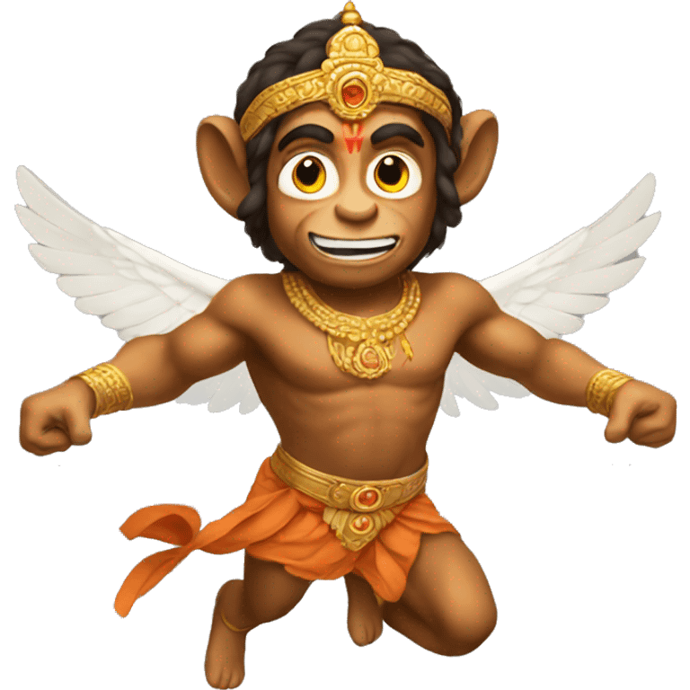 Hanuman flying emoji