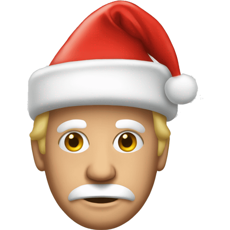 trump with santa hat emoji