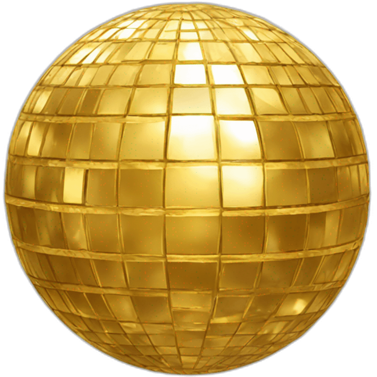 golden disco ball emoji