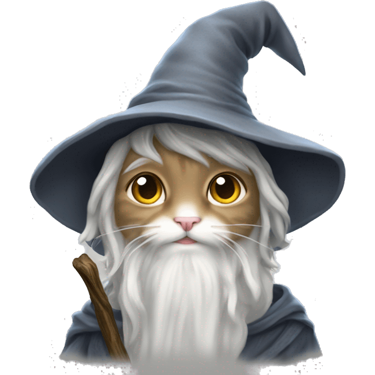 kitty gandalf wizard emoji