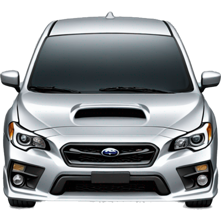 silver Subaru WRX  emoji