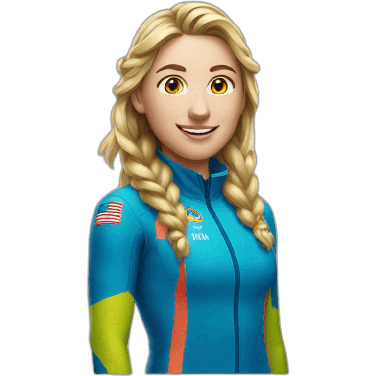 Milaela Shiffrin emoji