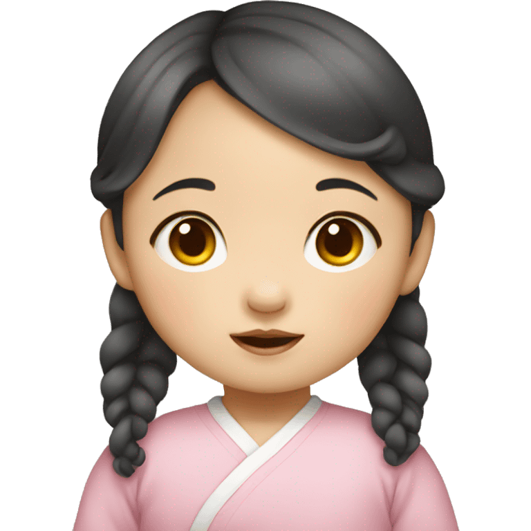 korean baby girl emoji