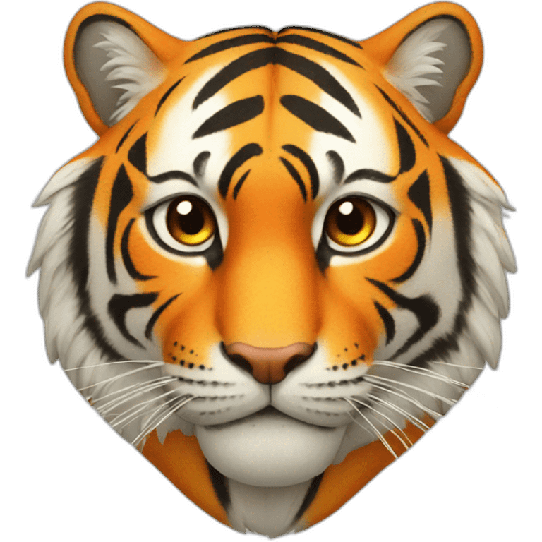 Orange tiger emoji