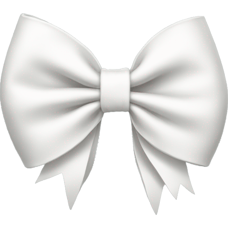 White bow emoji