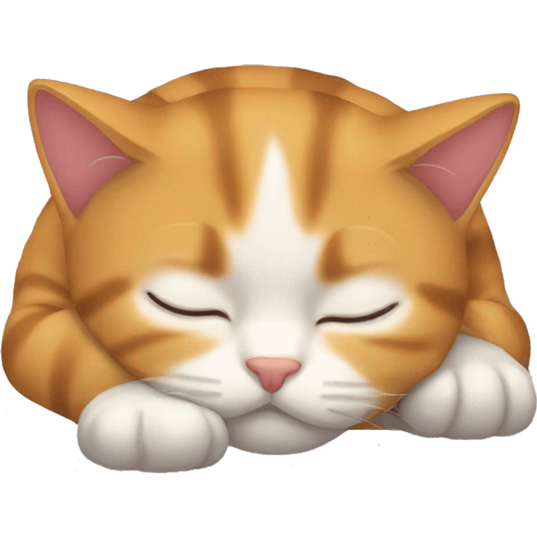 cat emoji sleeping emoji