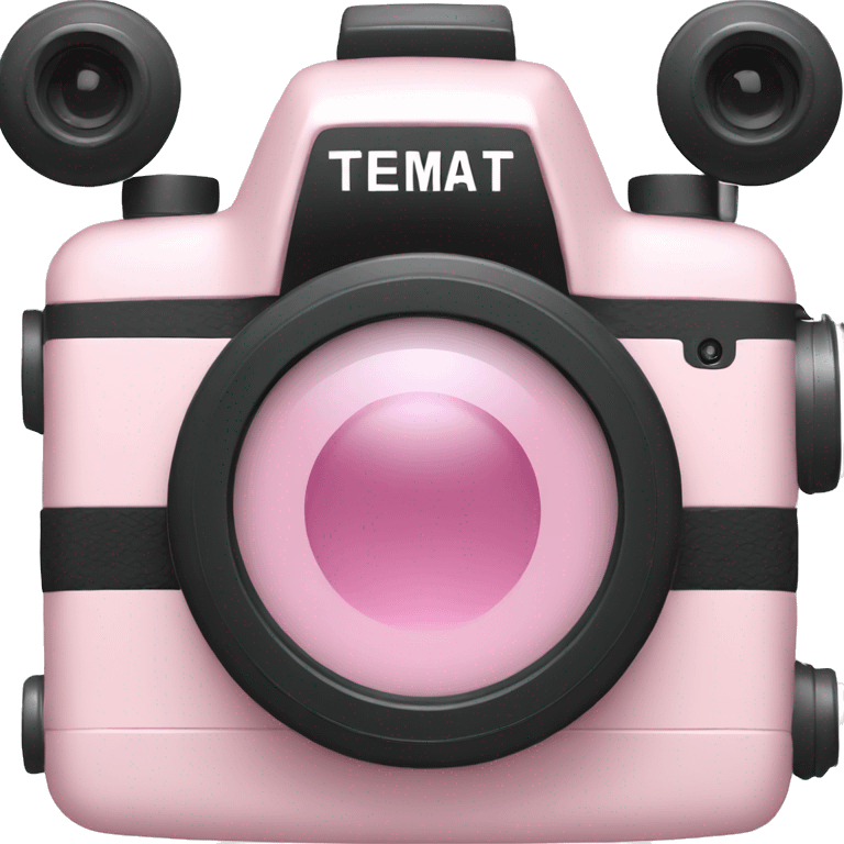 Light pink camera emoji