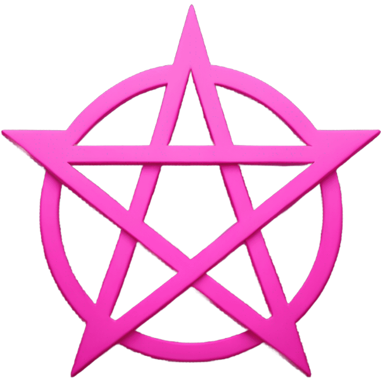 pink pentagram emoji