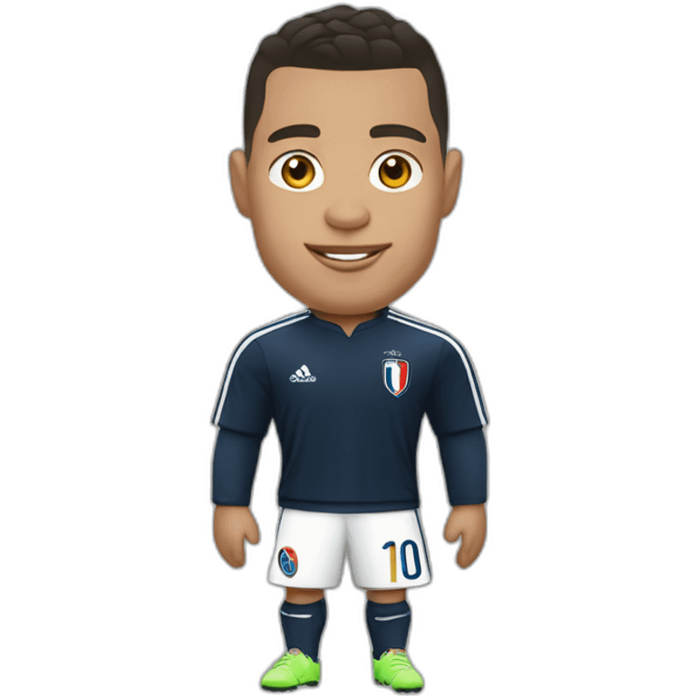 Ronaldo in parissaintgerman outfit emoji