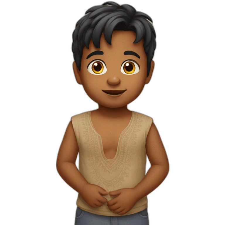 Indian toddler emoji