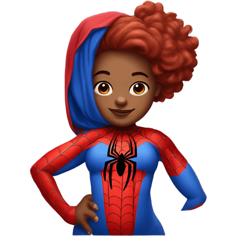 Pregnant spiderman  emoji