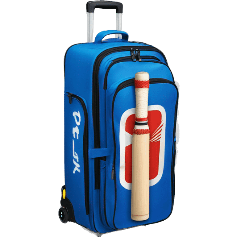 Trolley cricket kit bag emoji