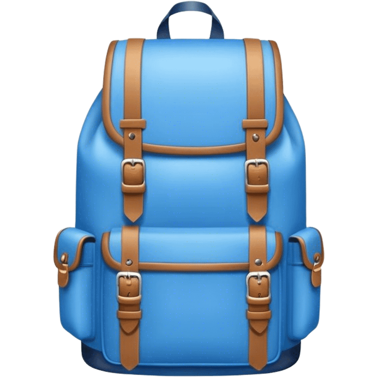 A Big blue backpack emoji