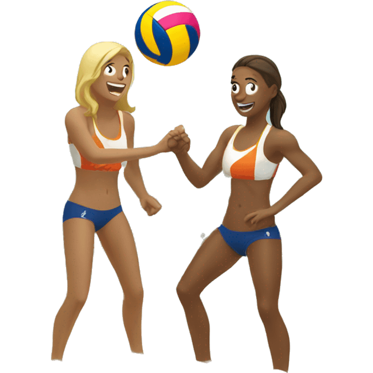 Beachvolleyball  emoji