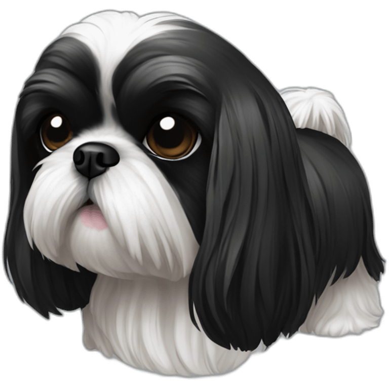 Shih tzu noir emoji