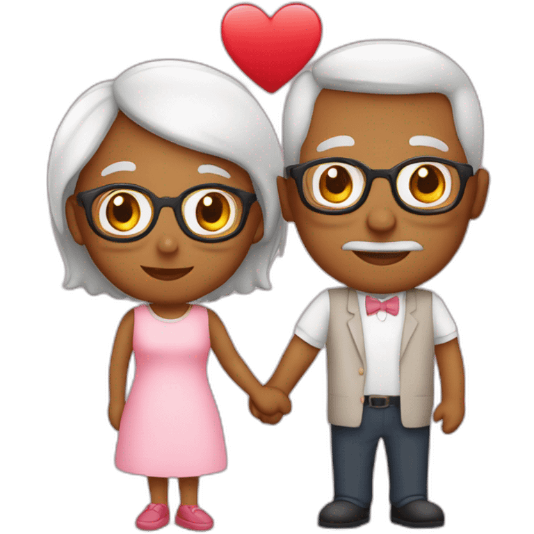 Grandparents in Day St Valentines  emoji