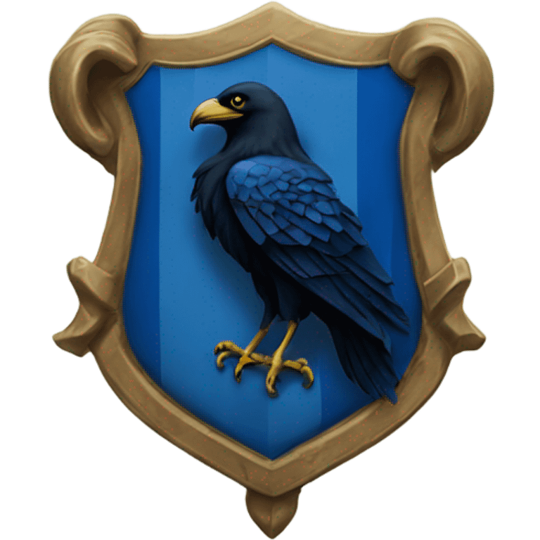 The ravenclaw house crest  emoji