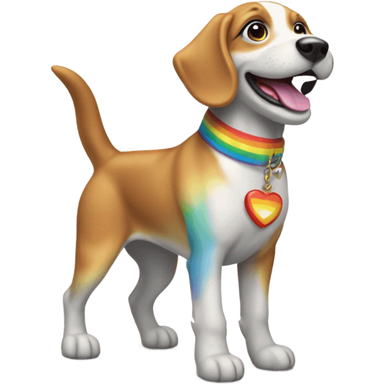 Gay dog emoji