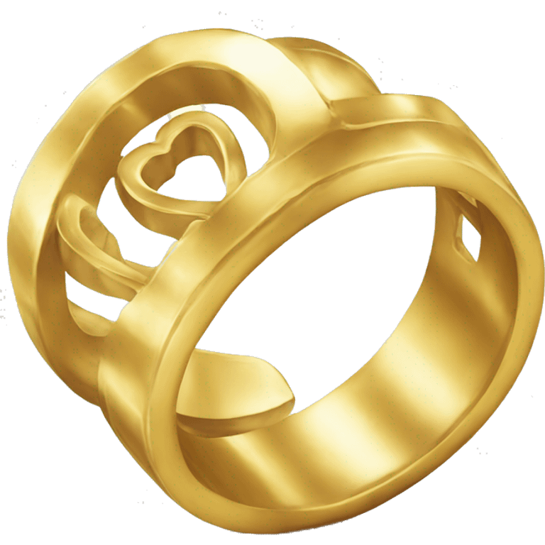 Gold ring emoji