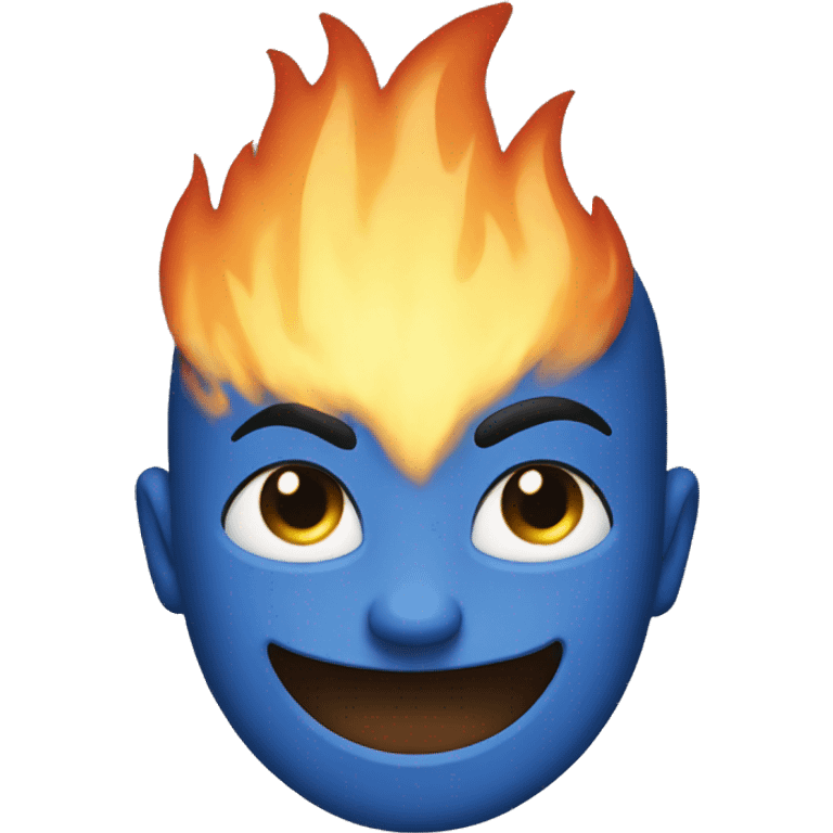 blue fire emoji