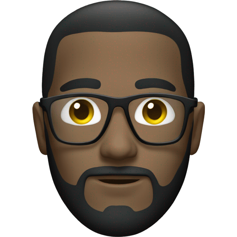 black cycling glasses emoji